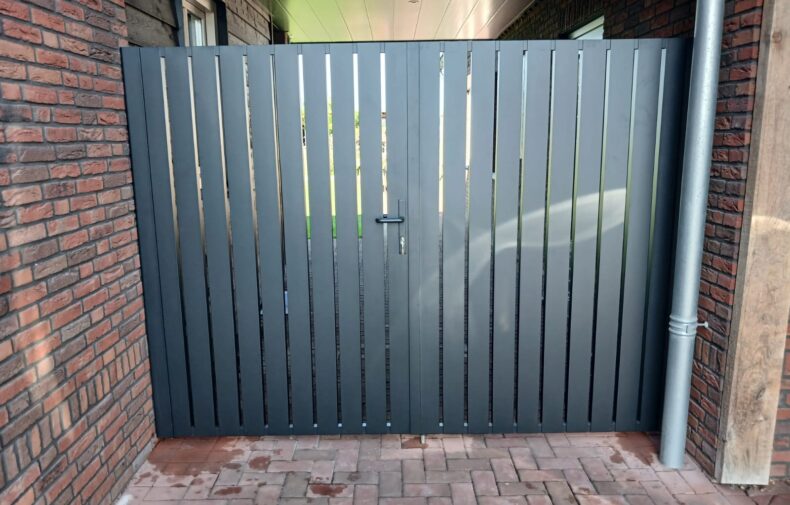 Dubbele poort ALU verticaal SN200FS 18mm