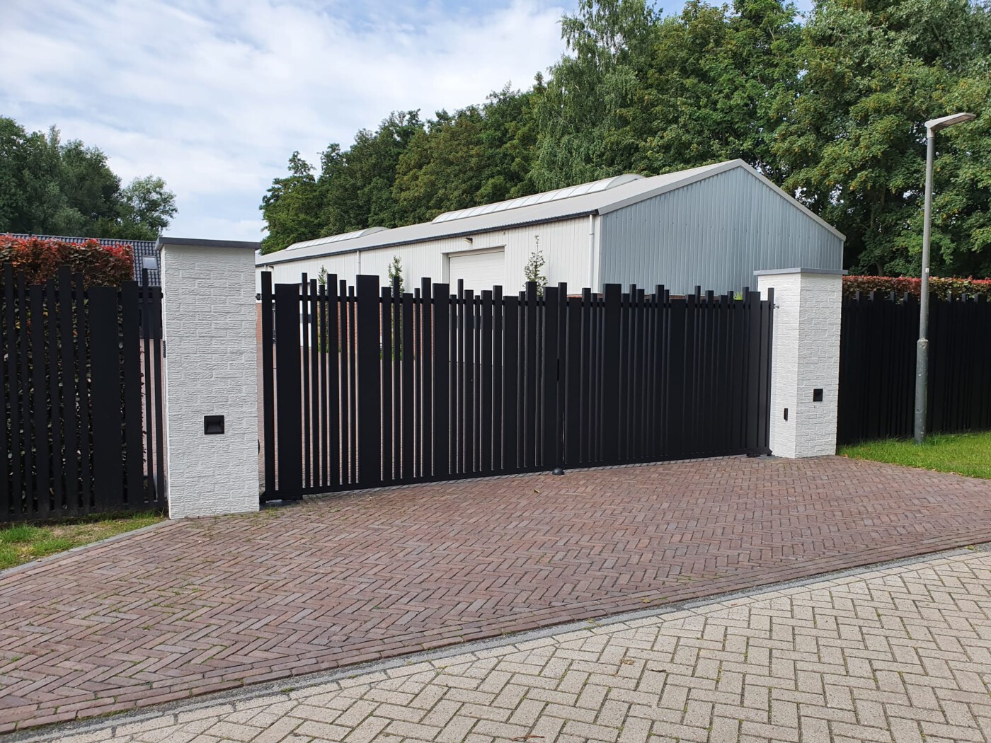 Aluminium poort